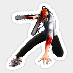 Denji Chainsaw Sticker